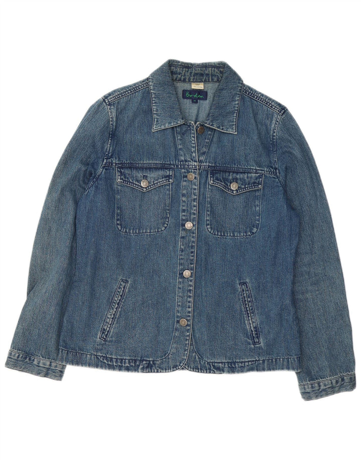 Giacca in denim da donna Boden UK 14 grande cotone blu