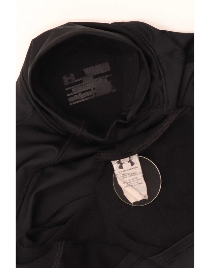 Maglietta grafica da donna Under Armour manica lunga UK 4 XS poliestere nero