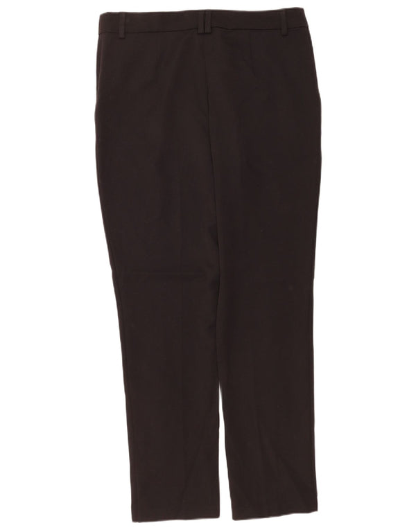 Pantaloni chino dritti da donna Marks & Spencer UK 12 medi W30 L30 neri