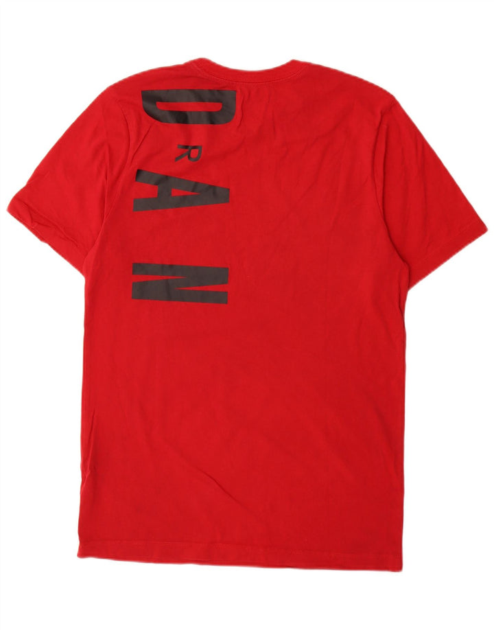 T-shirt grafica da uomo Jordan Top piccola in cotone rosso