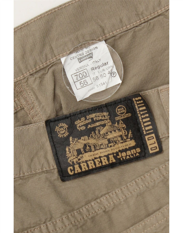 Pantaloni casual regolari da uomo Carrera 700 W40 L33 Cotone beige