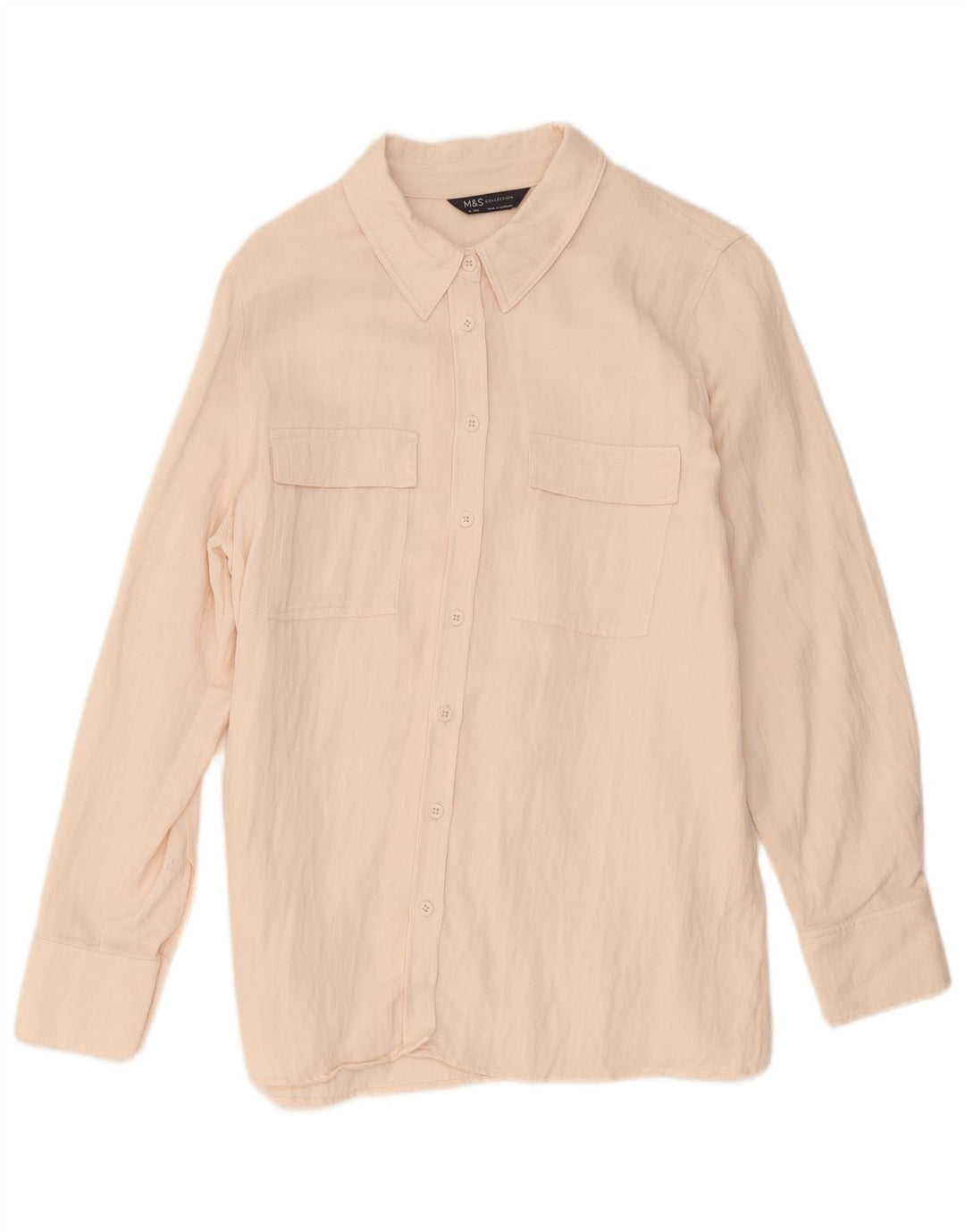 Camicia da donna Marks & Spencer UK 16 Large Lyocell rosa