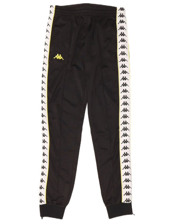 Pantaloni da tuta con grafica Kappa da uomo Joggers Small Black Colourblock