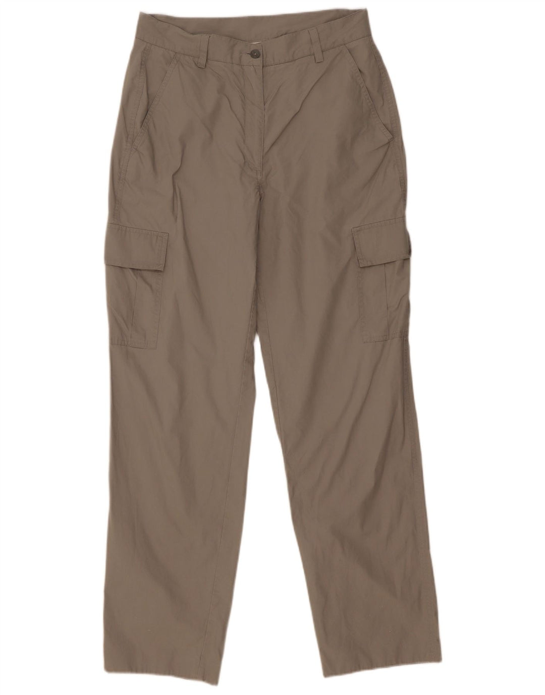 Pantaloni cargo dritti da donna Calvin Klein W29 L32 cotone grigio