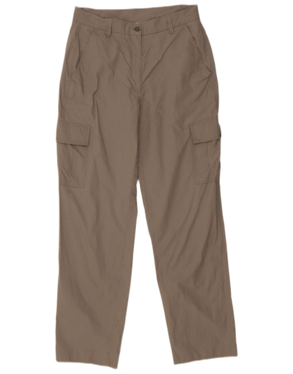 Pantaloni cargo dritti da donna Calvin Klein W29 L32 cotone grigio