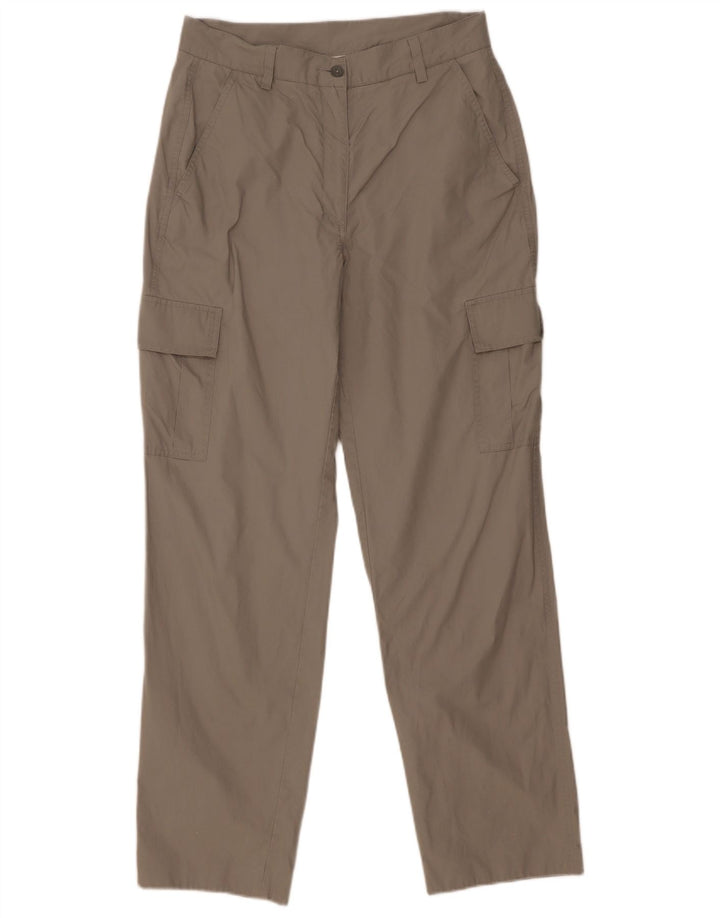 Pantaloni cargo dritti da donna Calvin Klein W29 L32 cotone grigio