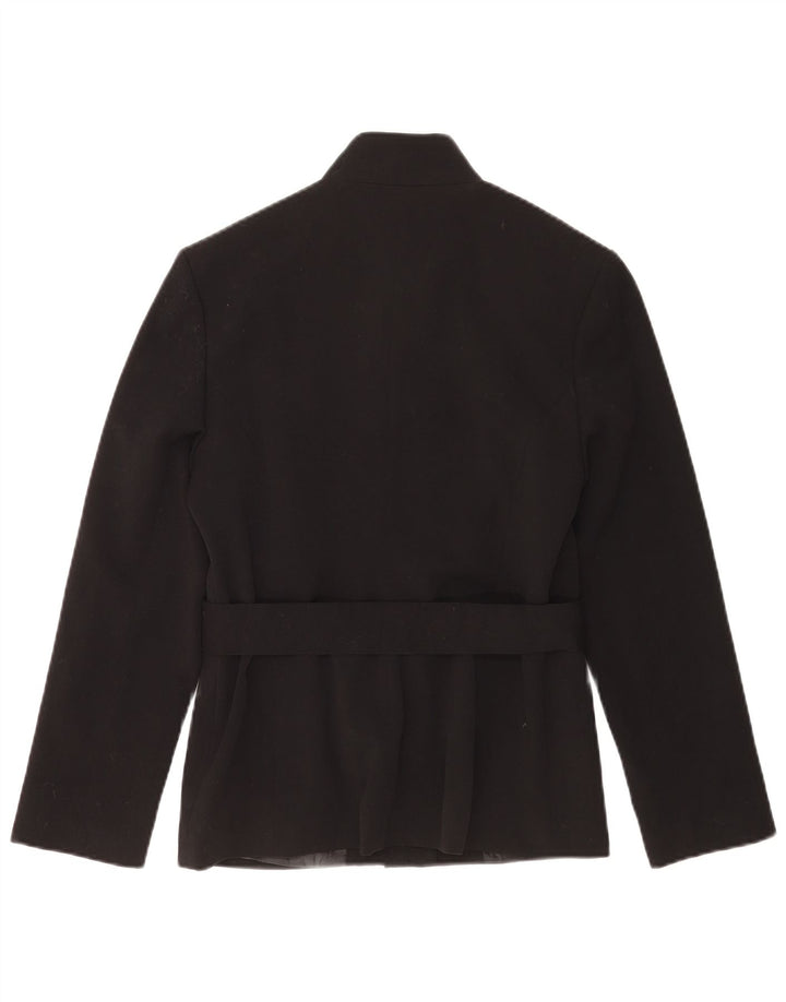 Giacca blazer da donna vintage IT 42 poliestere nero medio