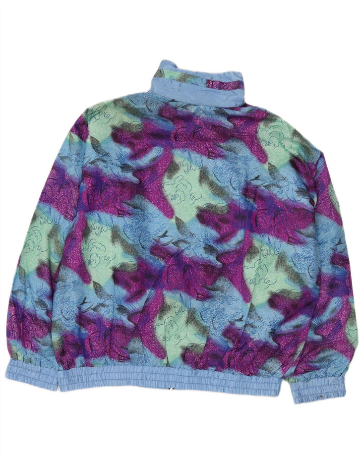 Giacca da ginnastica vintage da uomo XL multicolore Tie Dye