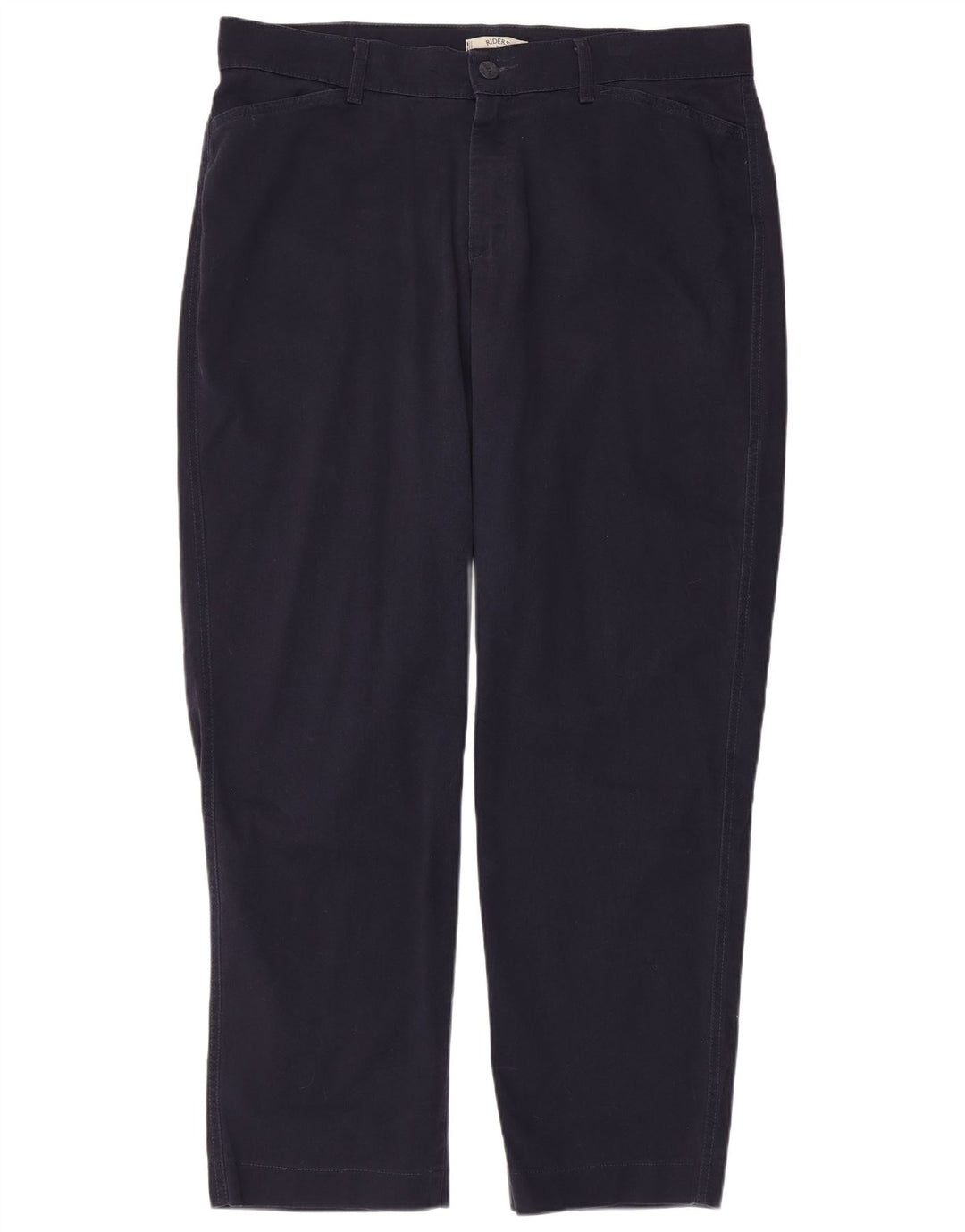 Pantaloni casual dritti da donna LEE US 18 2XL W40 L31 Cotone blu navy