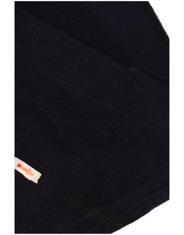 Giacca in pile da uomo SCHOTT UK 40 Large in poliestere blu navy