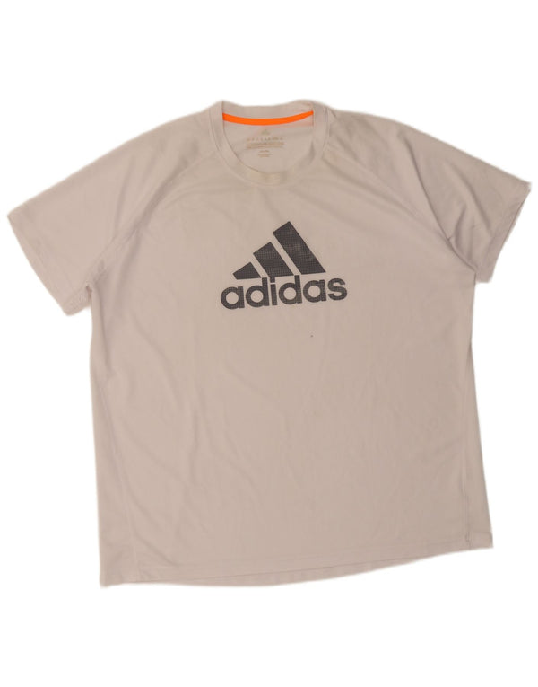 Maglietta grafica da uomo Adidas Top 2XL Bianca