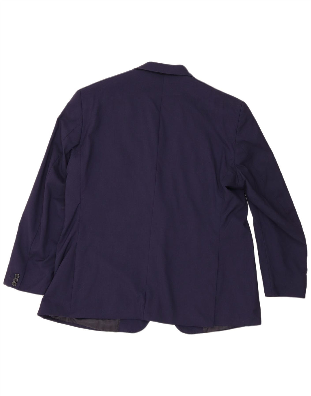 Giacca blazer da uomo a 2 bottoni Pierre Cardin UK 40 grande lana blu navy