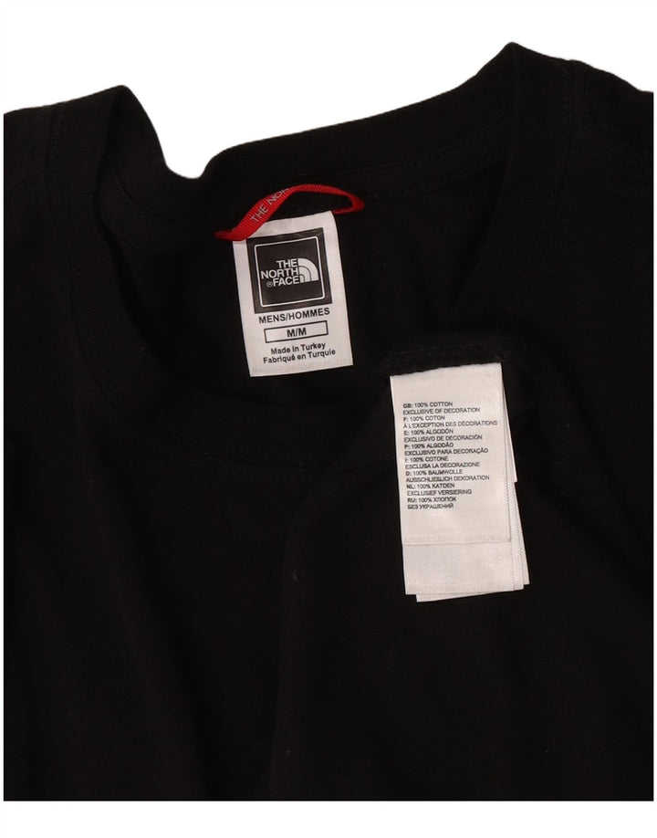 T-shirt grafica da uomo The North Face Top in cotone nero medio