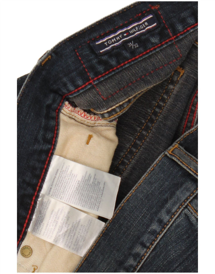 Jeans dritti da donna Tommy Hilfiger W31 L32 cotone blu
