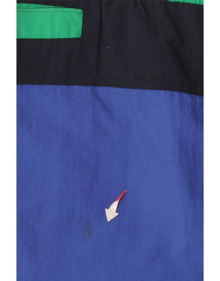 Pantaloncini da bagno da uomo Navigare XL blu color block in poliammide