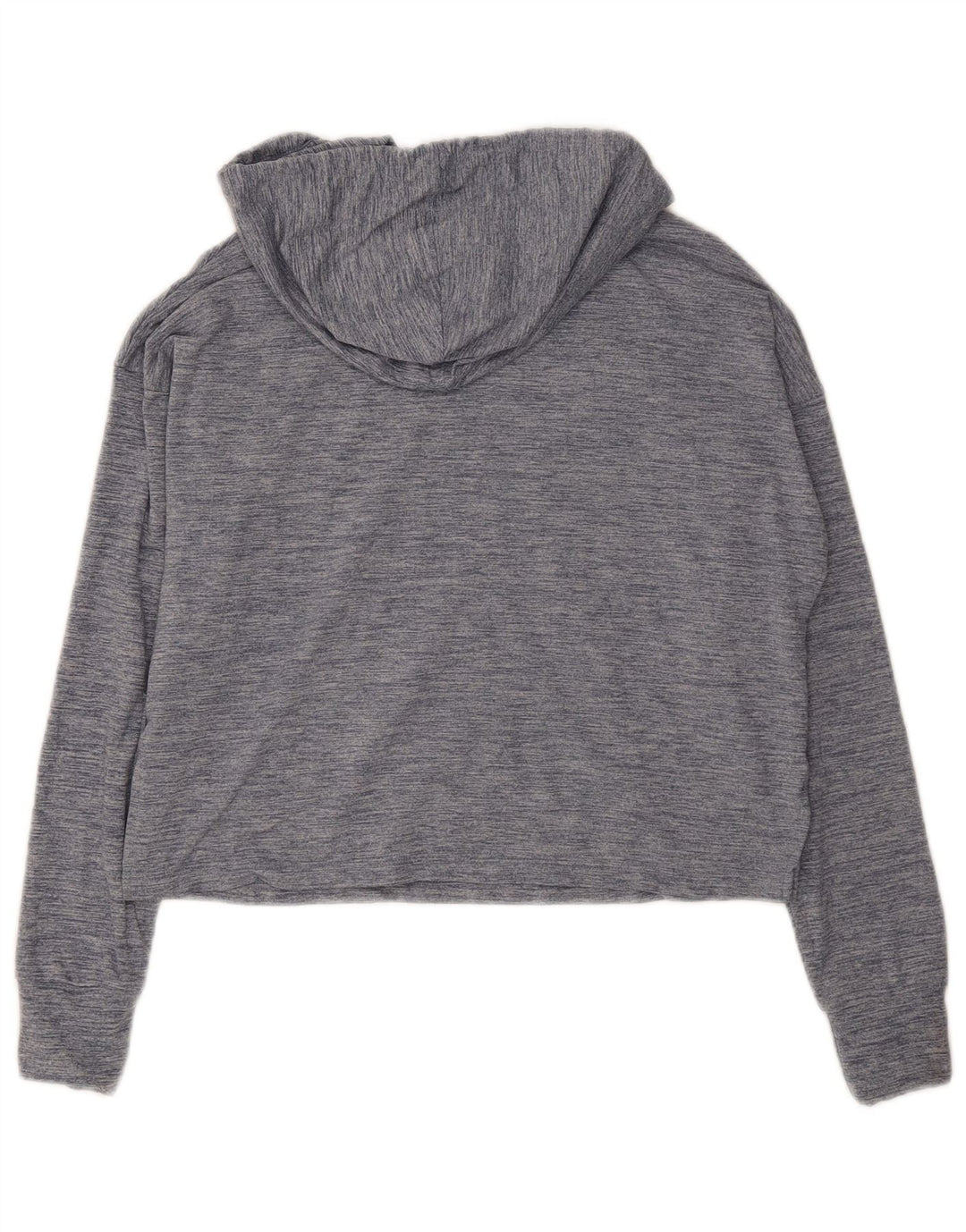NIKE Womens Dri Fit Oversized Hoodie Jumper UK 10 Small Blue Polyester