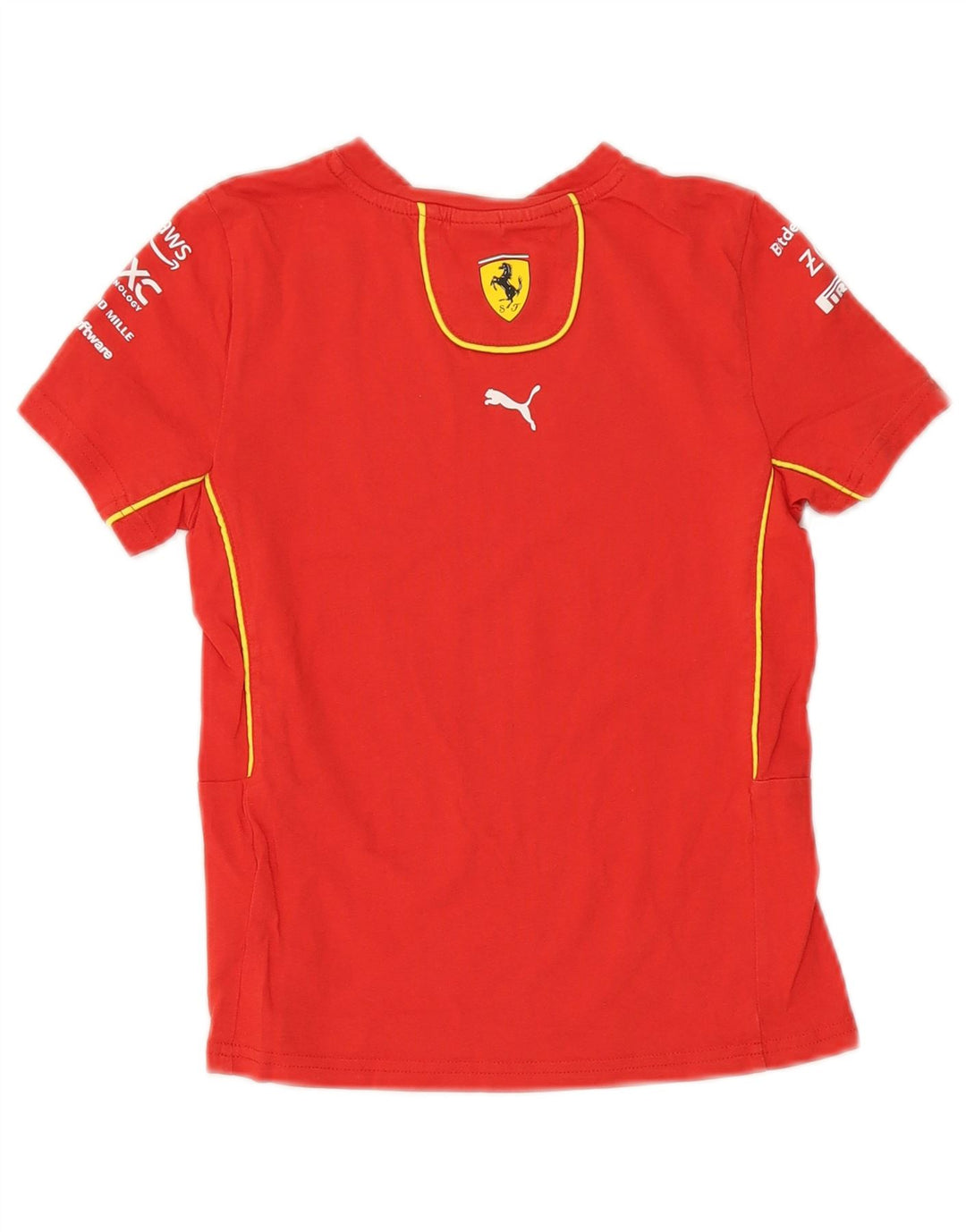 Maglietta grafica Puma per ragazzi Ferrari 7-8 anni Rossa