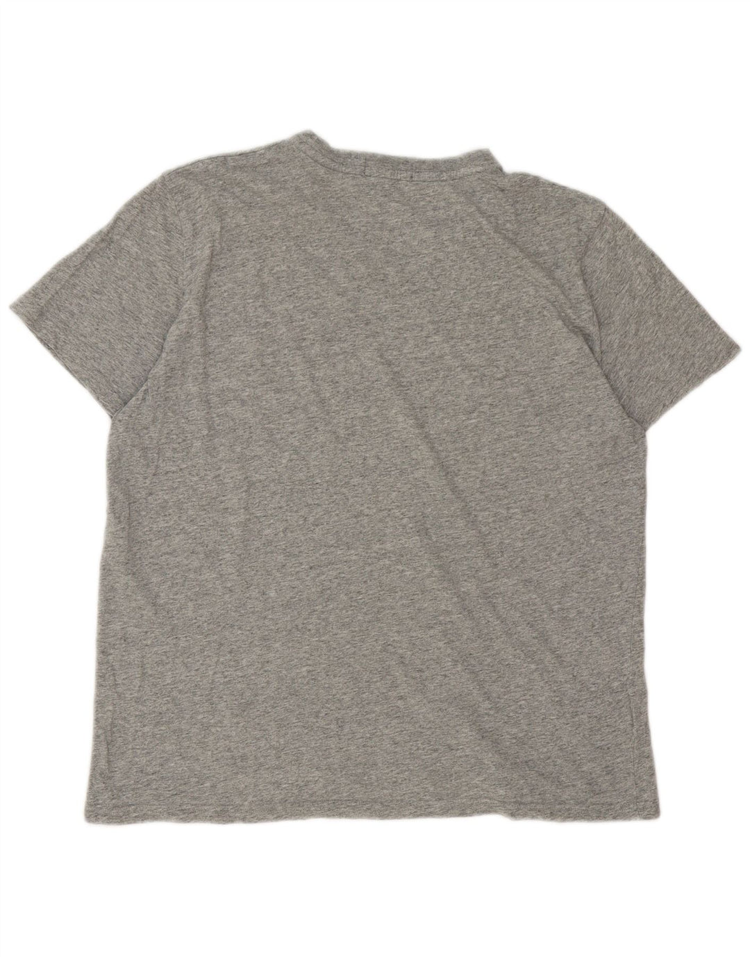 T-shirt da uomo Fred Perry Top grande in cotone chiazzato grigio