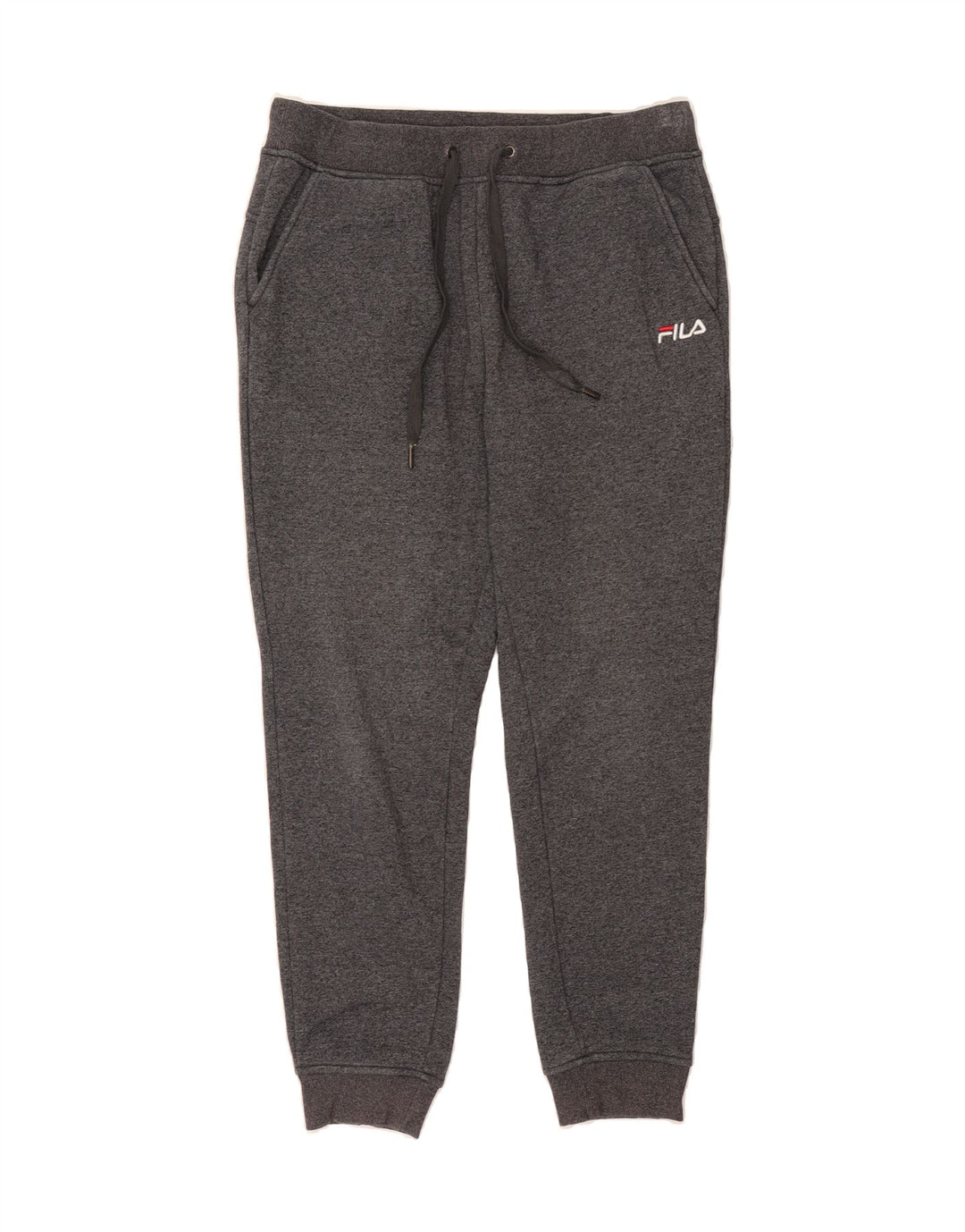 FILA Womens Tracksuit Trousers Joggers UK 14 Medium  Grey Flecked Vintage Fila and Second-Hand Fila from Messina Hembry 