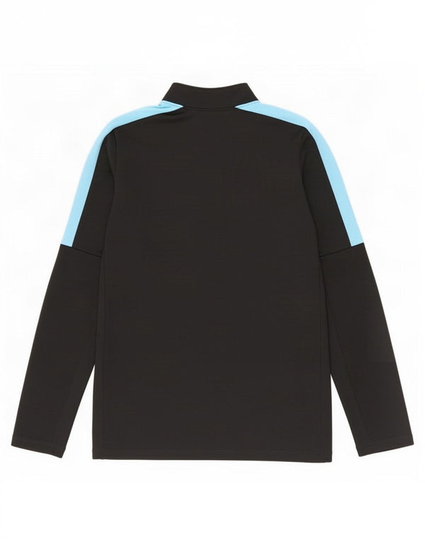 Top della tuta pullover Nike da ragazzo Dri Fit 11-12 anni color block nero