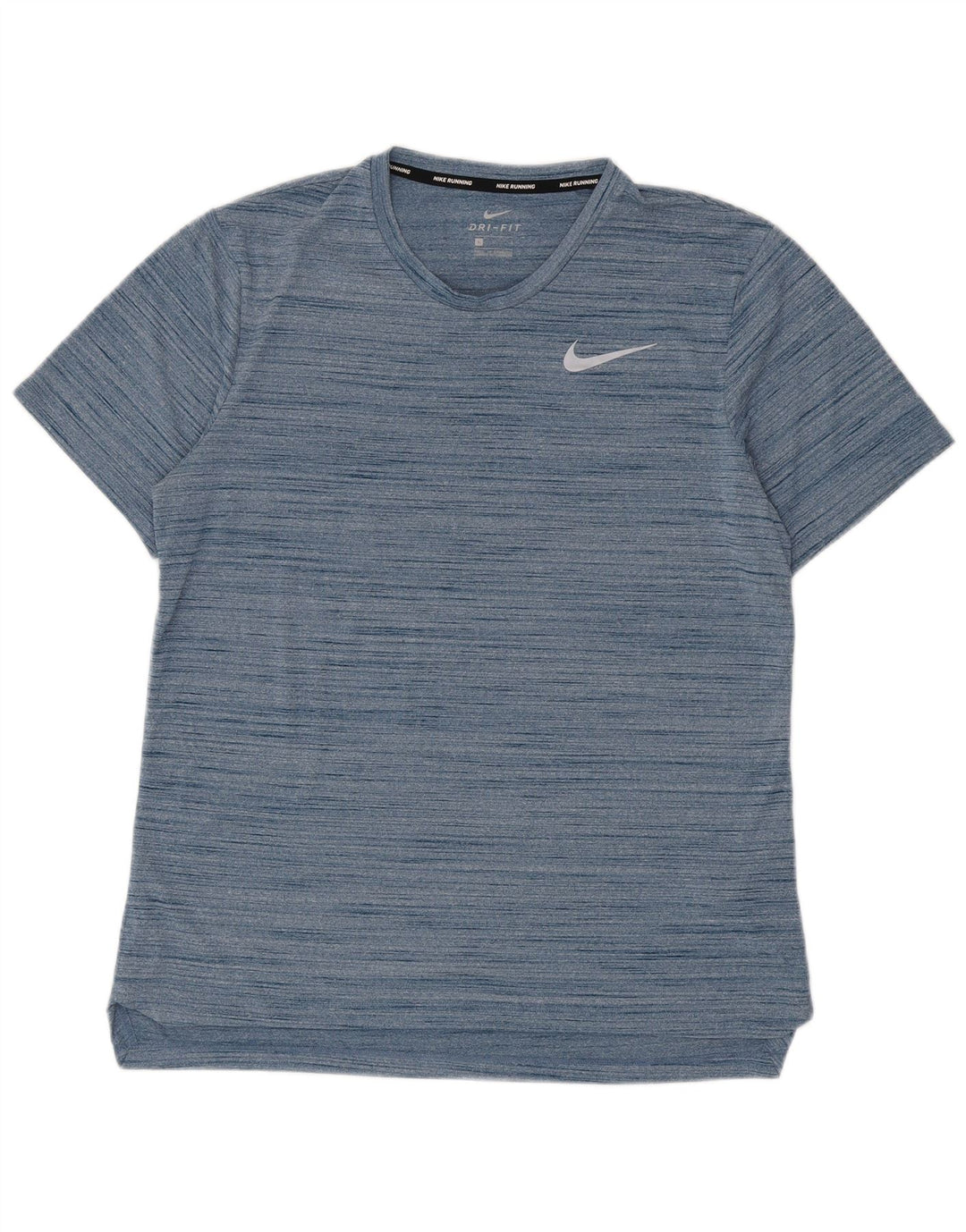 T-shirt Nike Dri Fit da uomo, grande, in poliestere chiazzato blu