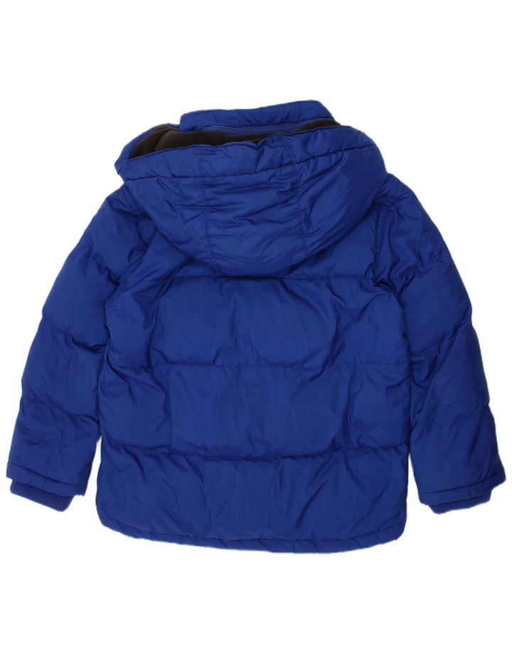 Giacca imbottita con cappuccio TIMBERLAND per ragazzi 5-6 anni in poliestere blu