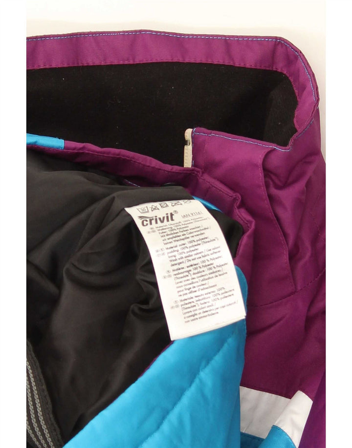 Giacca da sci da donna Crivit UK 16 Large Viola Colourblock Poliestere