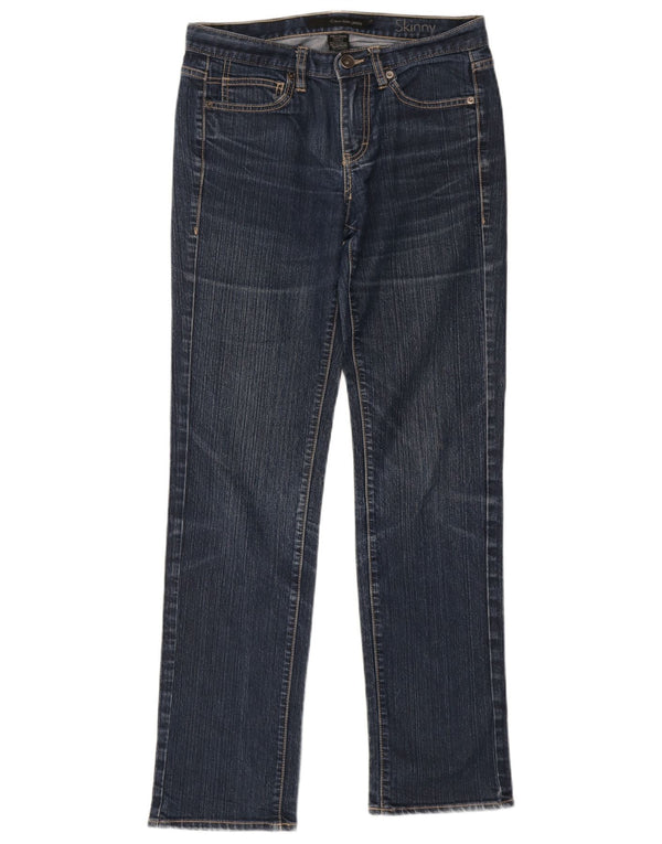 Jeans skinny da donna Calvin Klein US 6 medi W28 L31 cotone blu navy