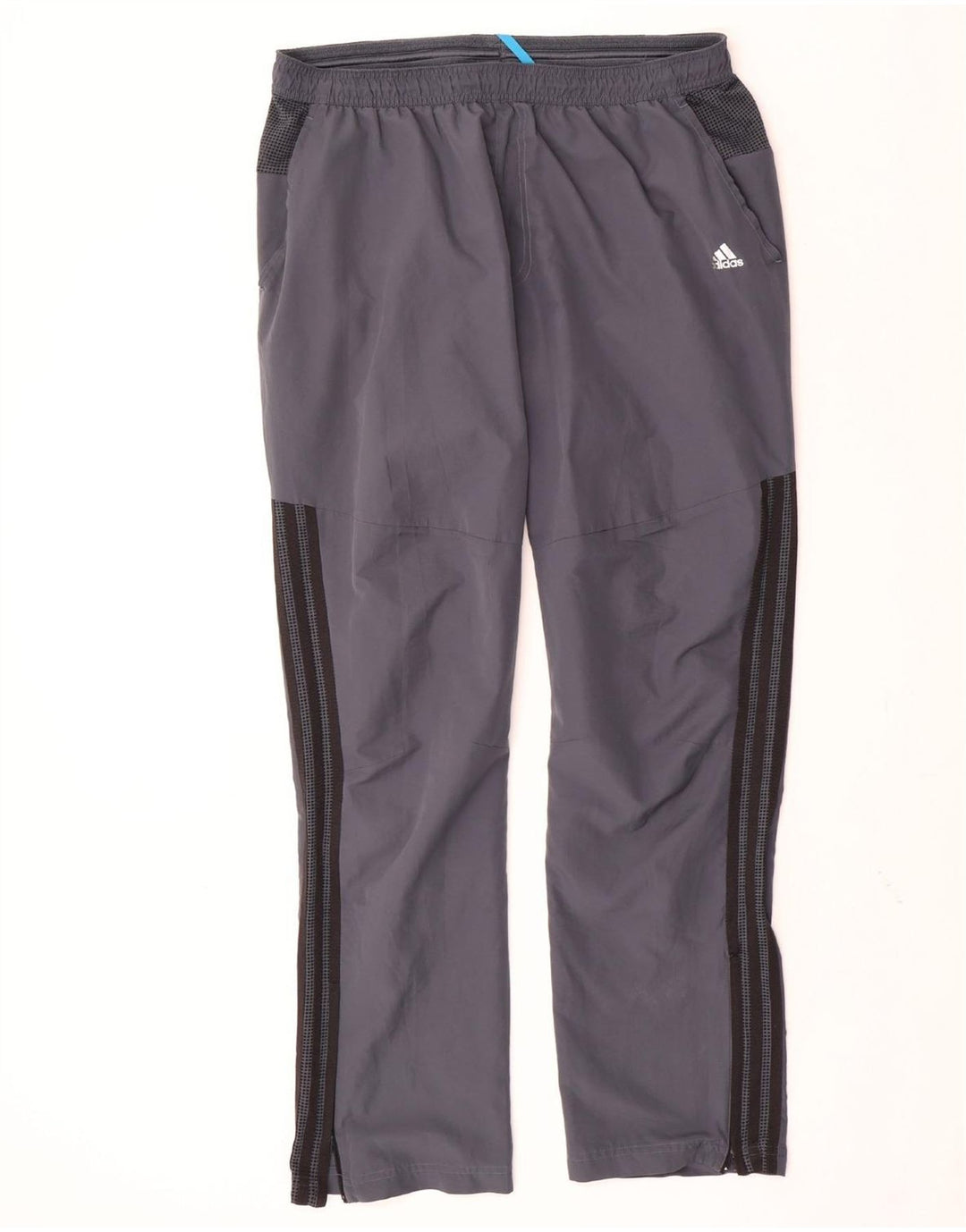 Pantaloni da tuta ADIDAS Climacool da uomo XL Poliestere color block grigio
