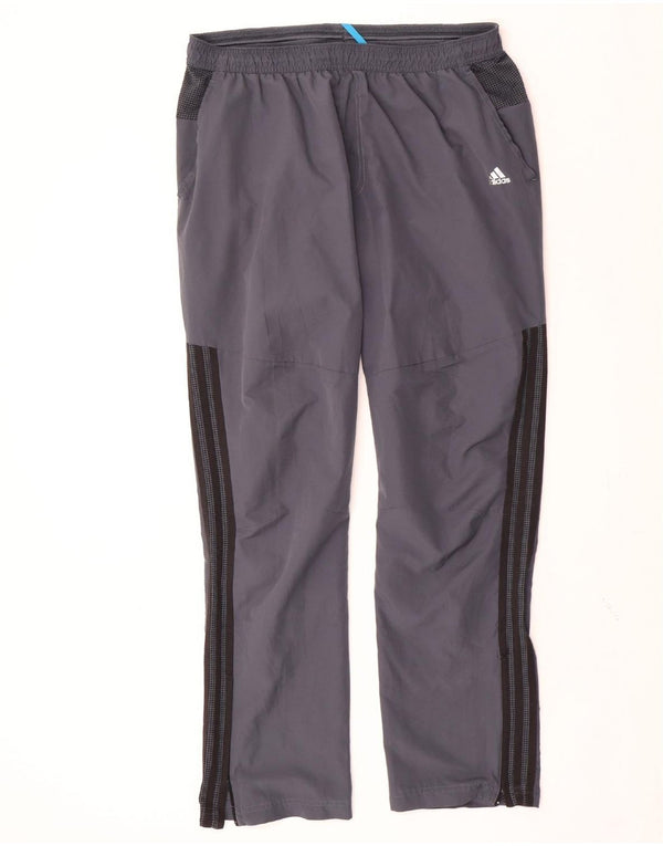 Pantaloni da tuta ADIDAS Climacool da uomo XL Poliestere color block grigio