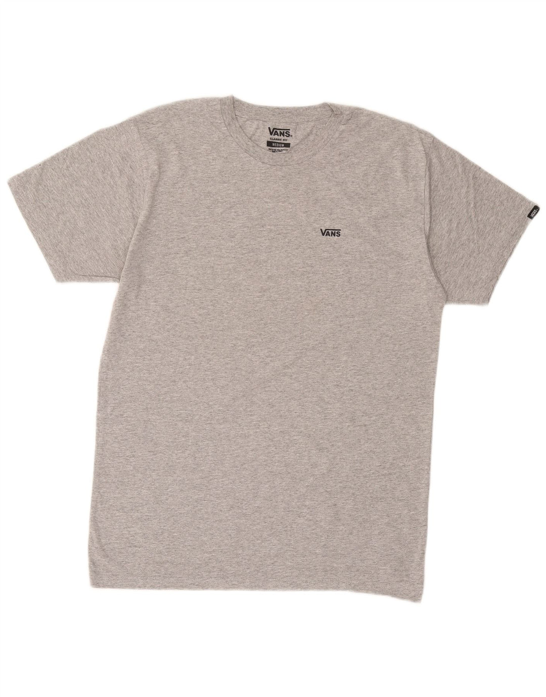 T-shirt da uomo dalla vestibilità classica VANS, in cotone grigio medio