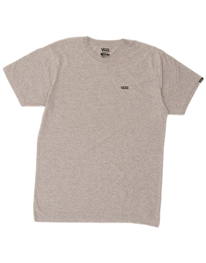 T-shirt da uomo dalla vestibilità classica VANS, in cotone grigio medio