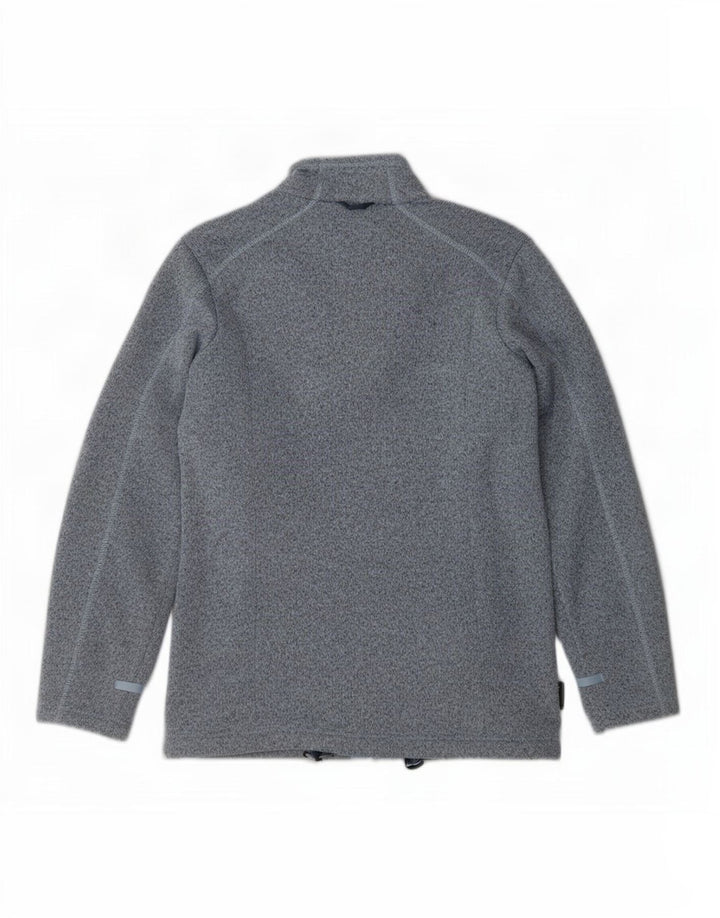 Giacca da tuta da donna Jack Wolfskin UK 12 Grigio medio chiazzato
