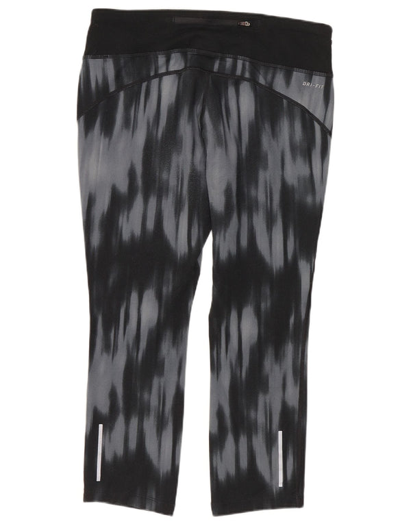 Leggings Nike Dri Fit Capri da donna UK 12 poliestere tie dye blu medio