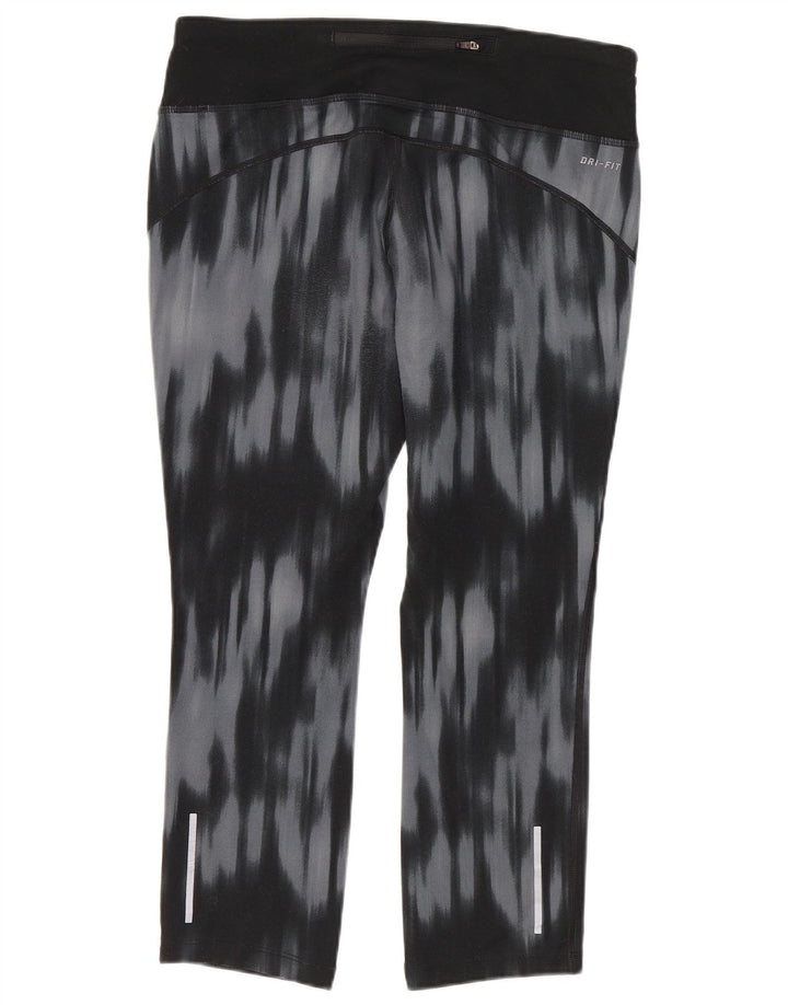 Leggings Nike Dri Fit Capri da donna UK 12 poliestere tie dye blu medio