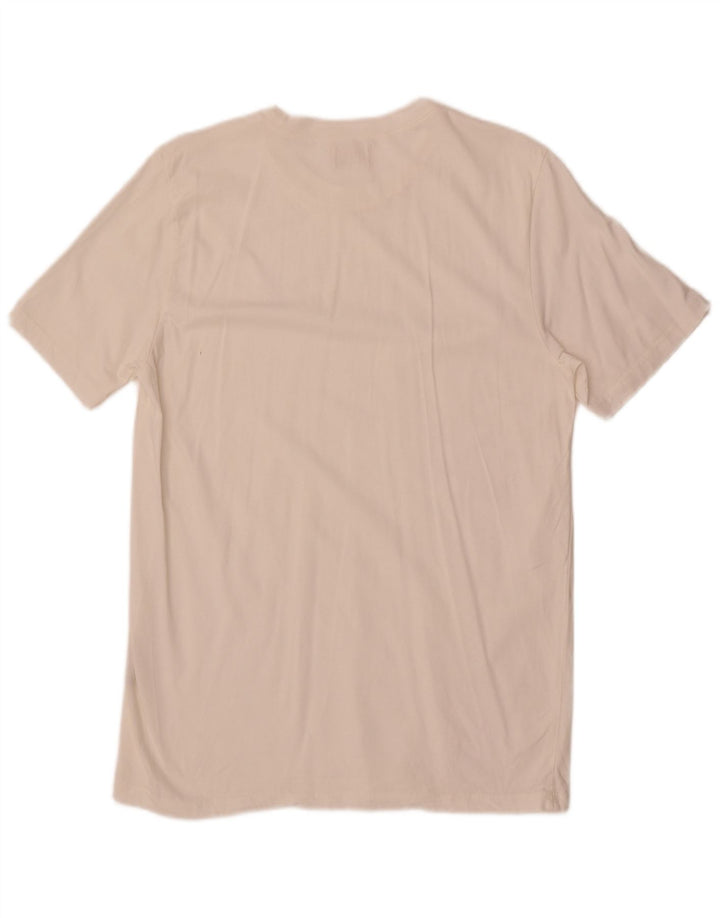 T-shirt Zara da uomo Top in cotone bianco medio