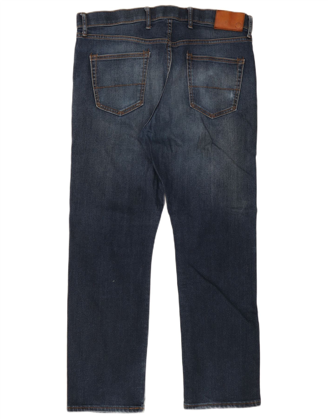 MARKS & SPENCER Jeans dritti da uomo vestibilità regolare W38 L31 cotone blu