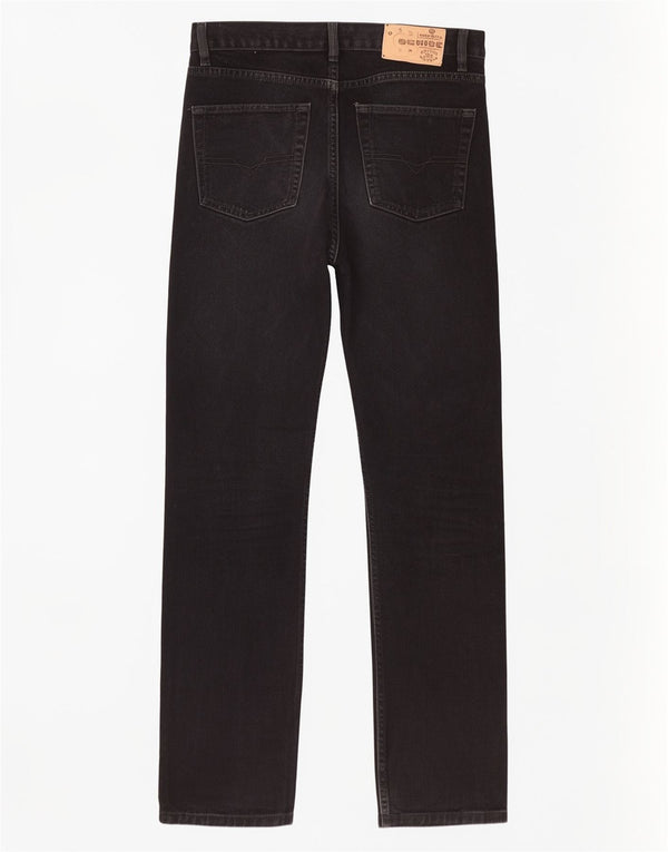 Jeans dritti da uomo Diesel Zathan W29 L32 cotone nero