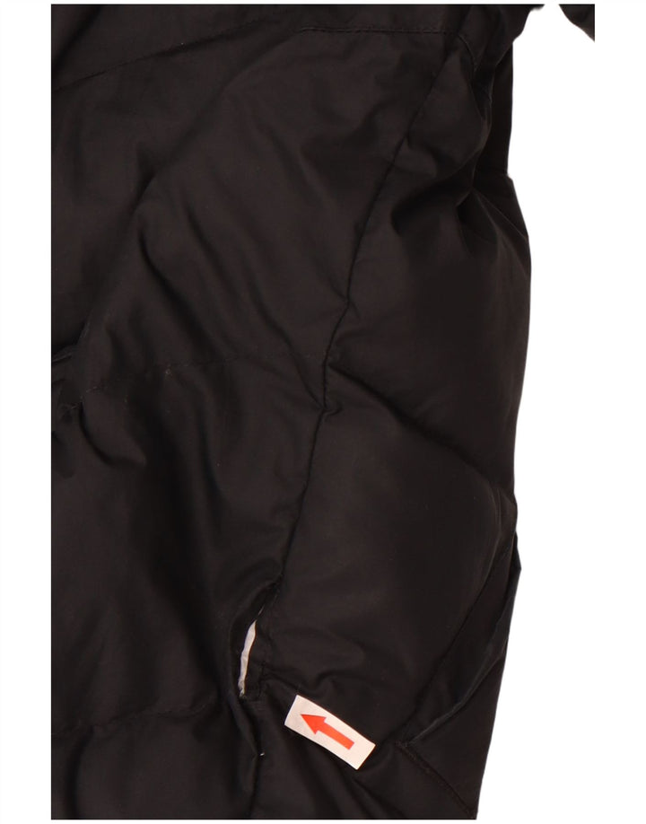 Giacca imbottita con cappuccio Nike da ragazzo 12-13 anni Large nera in poliestere