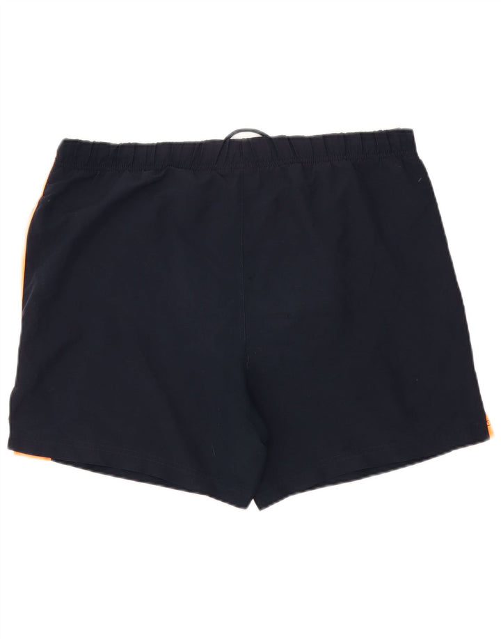Pantaloncini sportivi Nike da uomo con grafica, grandi, in poliestere color block blu navy