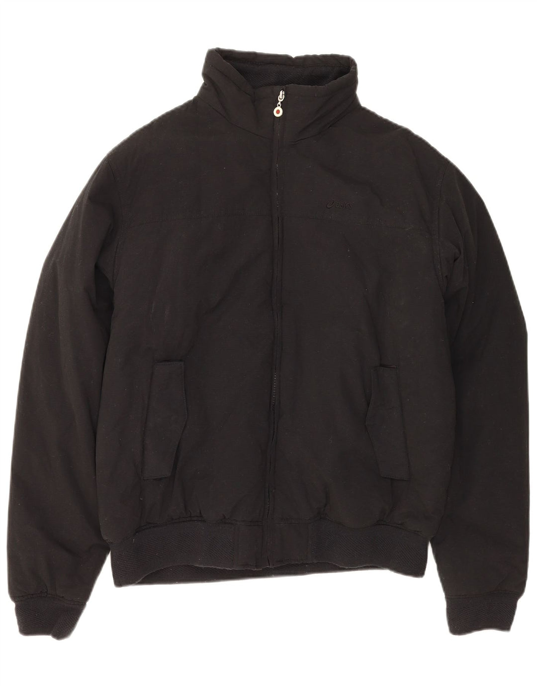 Giacca a vento ASICS da uomo UK 40 grande cotone nero