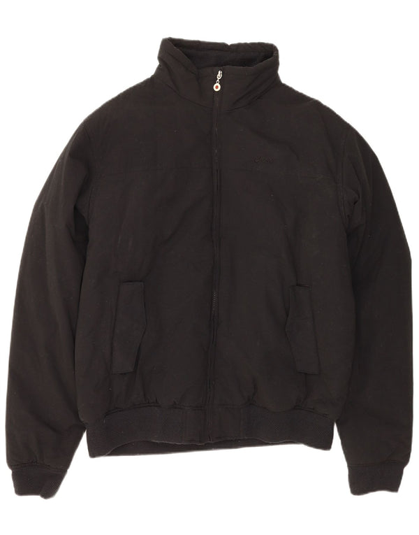 Giacca a vento ASICS da uomo UK 40 grande cotone nero