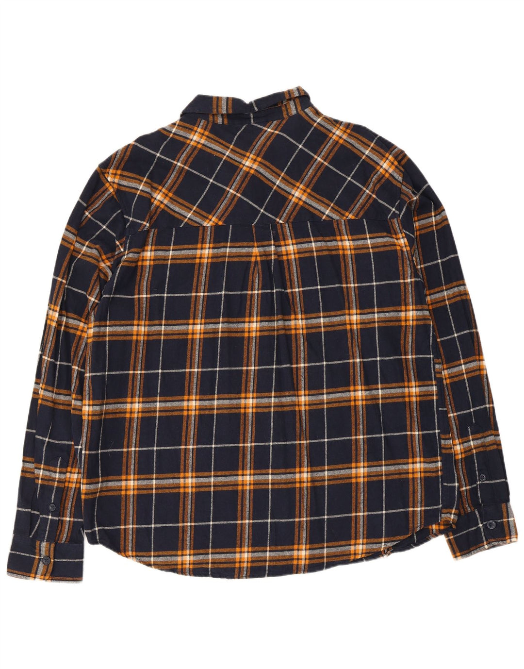 Camicia da uomo in flanella Mountain Warehouse XL in cotone a quadri blu navy