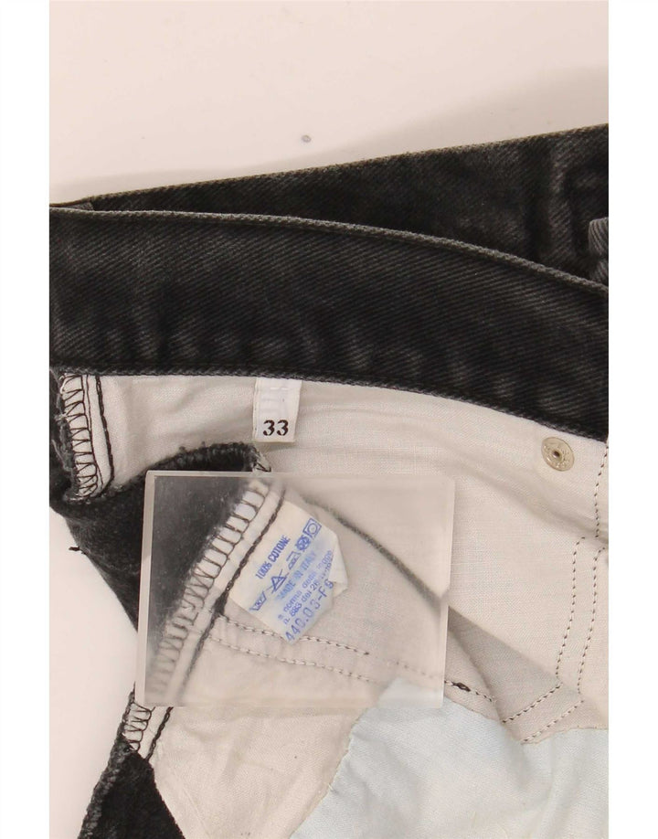 Jeans dritti da uomo Levi's W33 L34 cotone nero