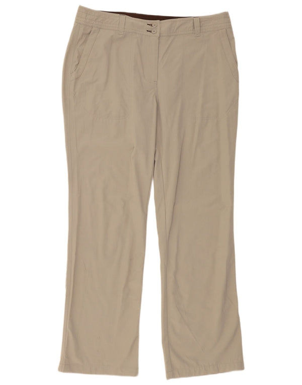 Pantaloni casual dritti da donna Rohan UK 16 Large W38 L32 Beige Poliammide