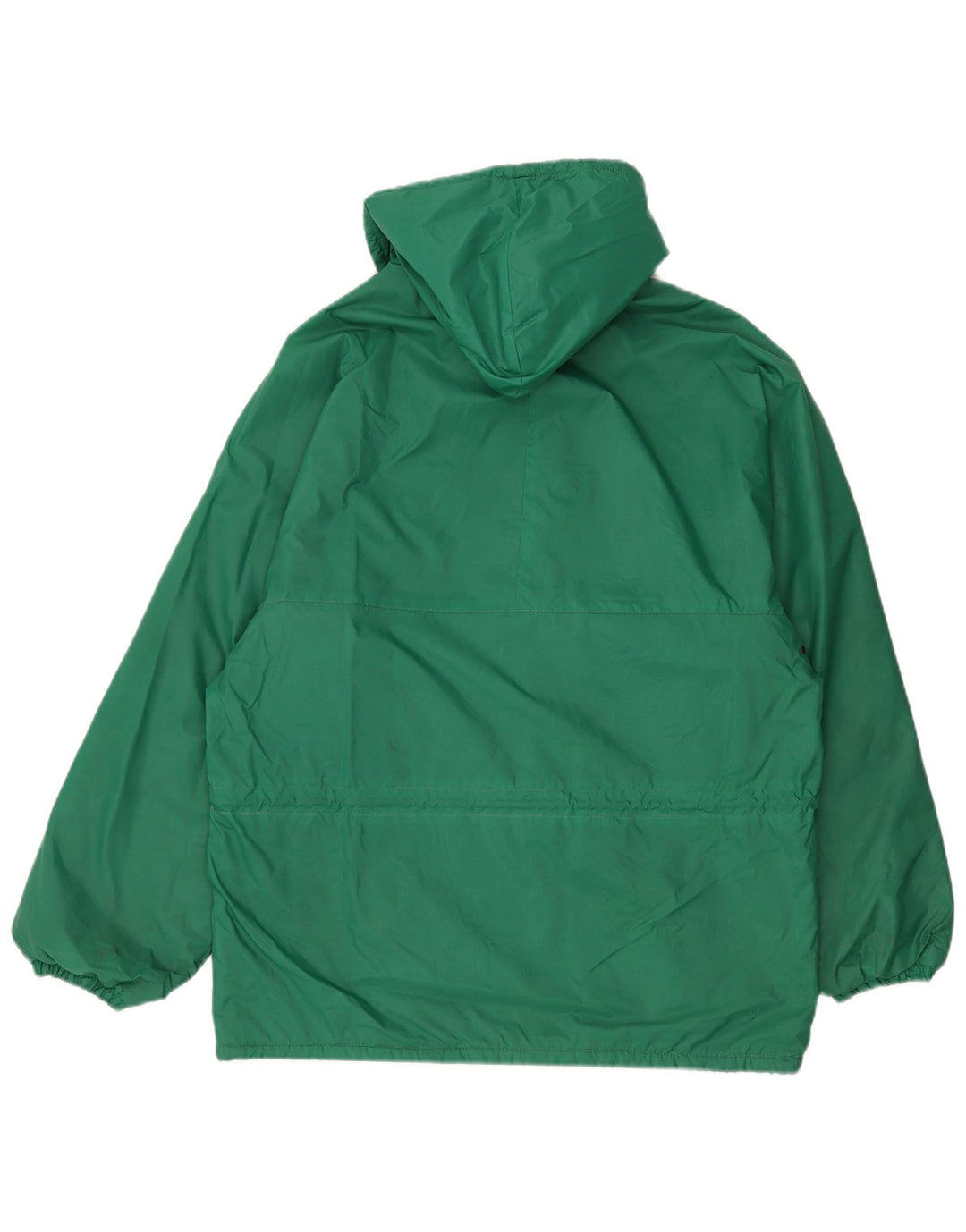 Giacca antipioggia da uomo con cappuccio K-Way UK 42 XL Verde Poliammide