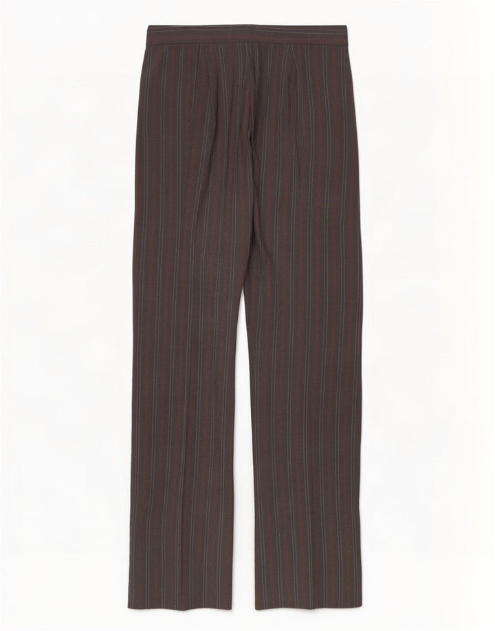 Pantaloni da completo elasticizzati da donna Benetton IT 44 Medium W32 L35 Gessato grigio