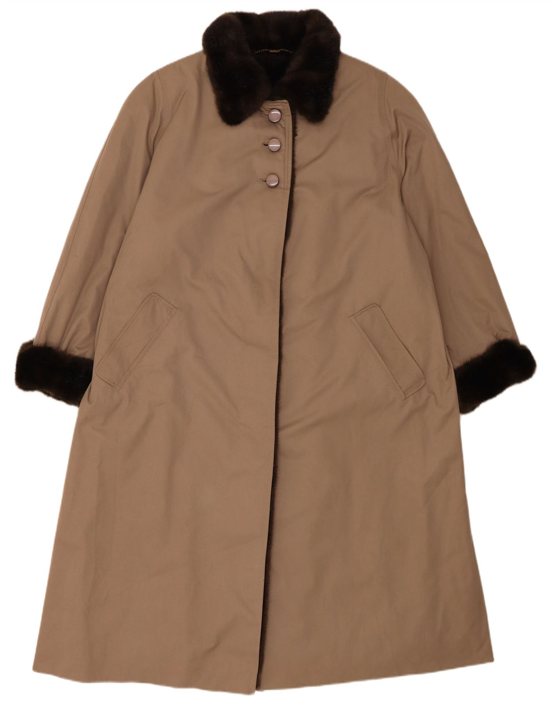 Cappotto da donna Valmeline UK 20 2XL Poliestere marrone