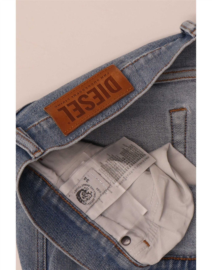 Jeans slim da uomo Diesel W34 L34 cotone blu