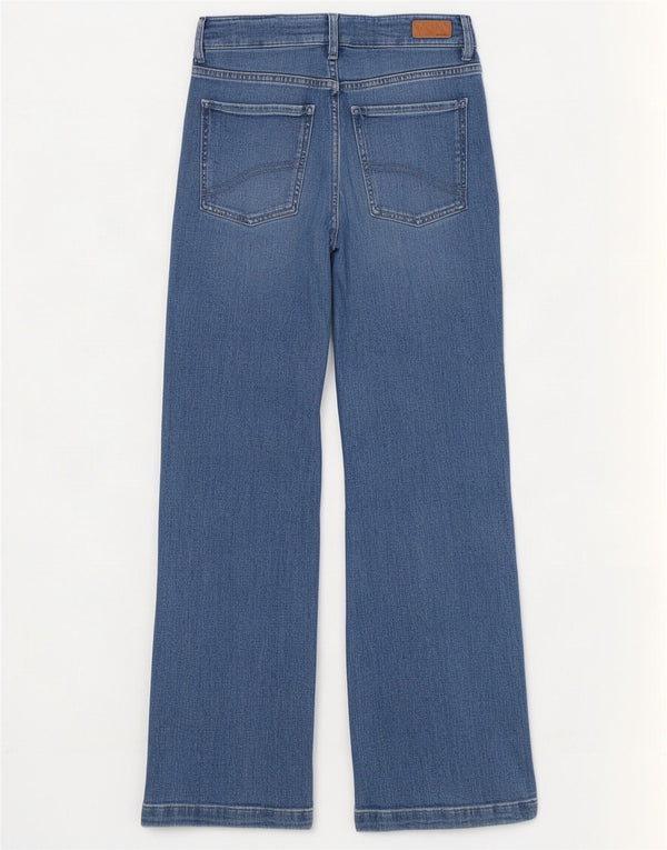 Fat Face Jeans da donna Elise a gamba larga UK 10 Small W28 L30 Cotone blu